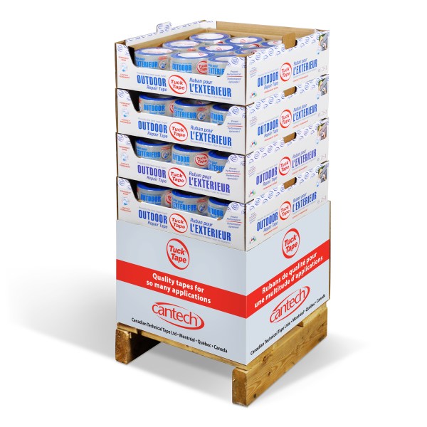 Tuck Outdoor Tape Quarter Pallet