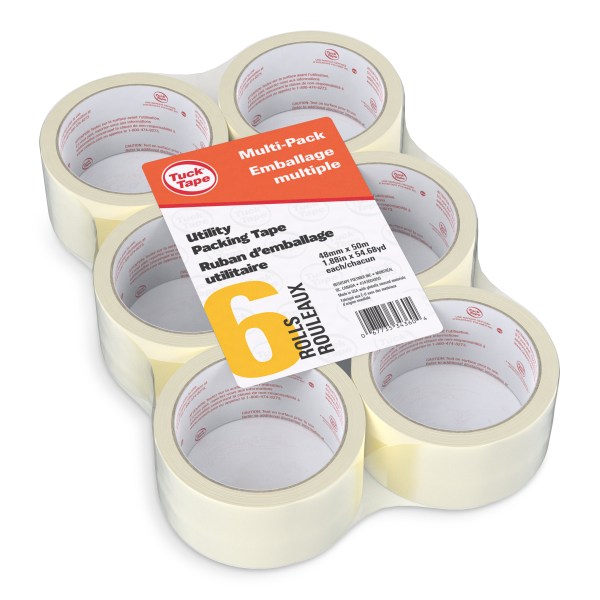 General Purpose Packaging Tape 6-Roll Multi-Pack
